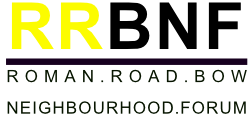 Logo for Roman Road Bow